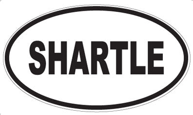 SHARTLE - Oval Sticker