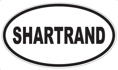 SHARTRAND - Oval Sticker