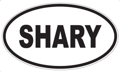 SHARY - Oval Magnet
