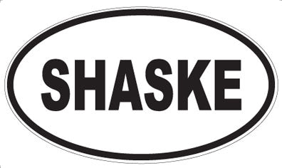 SHASKE - Oval Magnet