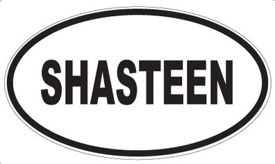 SHASTEEN - Oval Magnet