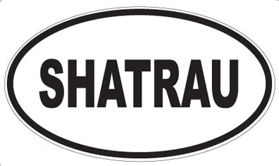 SHATRAU - Oval Magnet