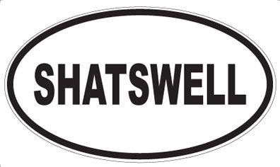SHATSWELL - Oval Sticker