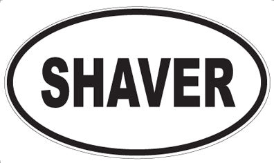 SHAVER - Oval Magnet