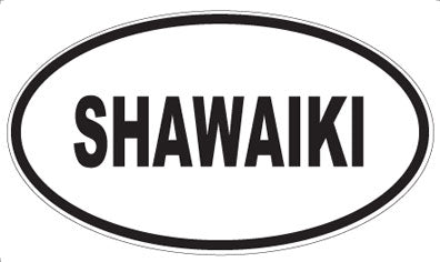 SHAWAIKI - Oval Sticker