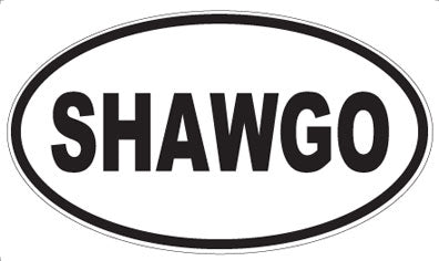SHAWGO - Oval Magnet