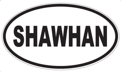 SHAWHAN - Oval Sticker