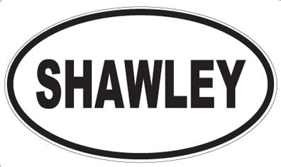 SHAWLEY - Oval Magnet
