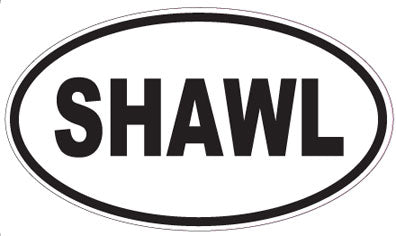 SHAWL - Oval Magnet