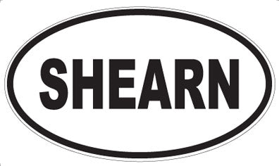 SHEARN - Oval Magnet