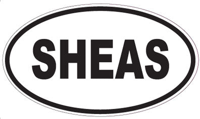 SHEAS - Oval Magnet