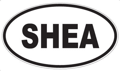 SHEA - Oval Magnet