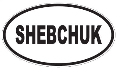 SHEBCHUK - Oval Magnet