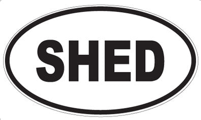 SHED - Oval Magnet
