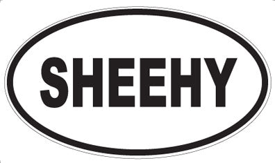 SHEEHY - Oval Magnet