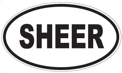 SHEER - Oval Magnet