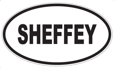 SHEFFEY - Oval Magnet