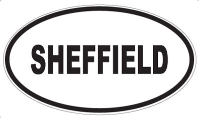SHEFFIELD - Oval Magnet