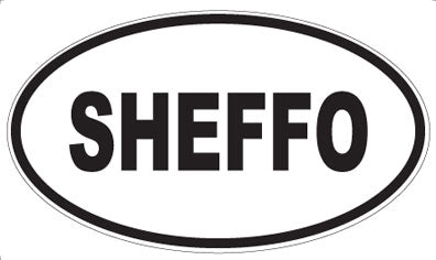 SHEFFO - Oval Magnet