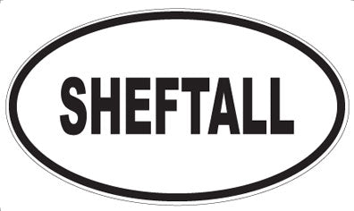 SHEFTALL - Oval Magnet