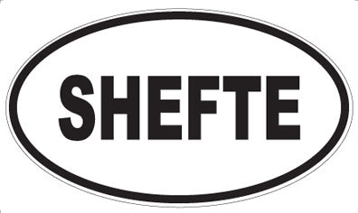 SHEFTE - Oval Magnet