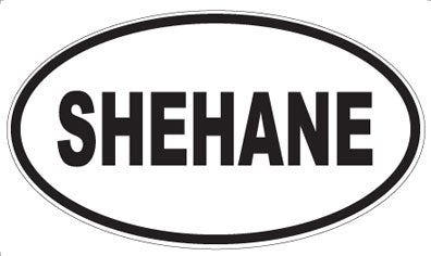 SHEHANE - Oval Sticker
