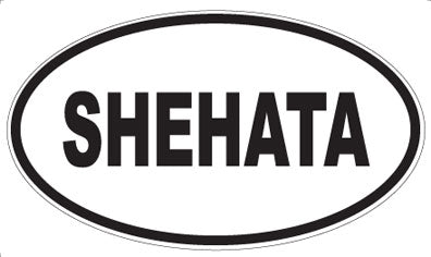 SHEHATA - Oval Sticker