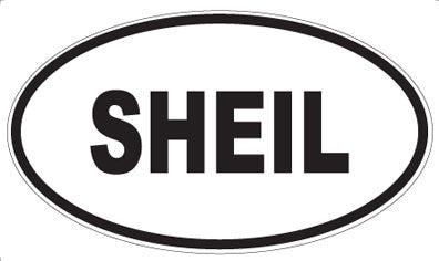 SHEIL - Oval Magnet