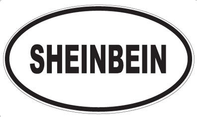 SHEINBEIN - Oval Sticker