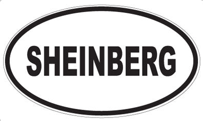 SHEINBERG - Oval Sticker