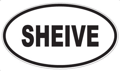 SHEIVE - Oval Sticker
