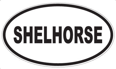 SHELHORSE - Oval Sticker