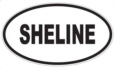 SHELINE - Oval Sticker