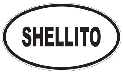 SHELLITO - Oval Sticker