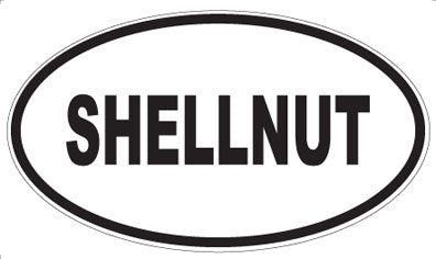 SHELLNUT - Oval Sticker