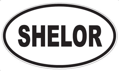 SHELOR - Oval Magnet