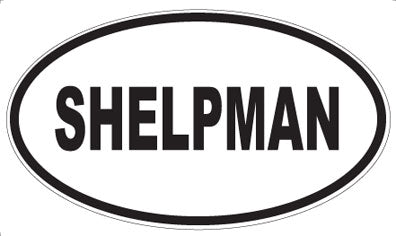 SHELPMAN - Oval Magnet