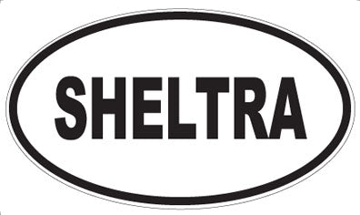 SHELTRA - Oval Sticker