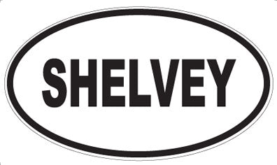 SHELVEY - Oval Magnet
