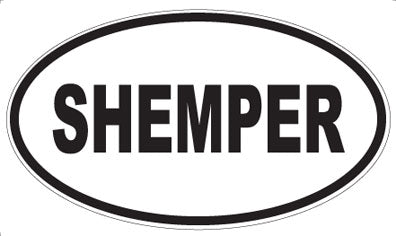 SHEMPER - Oval Magnet