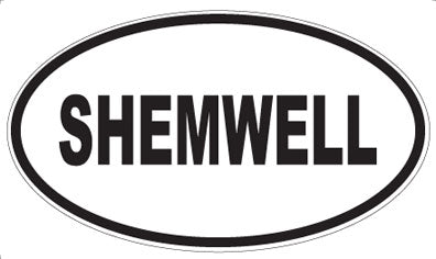 SHEMWELL - Oval Sticker