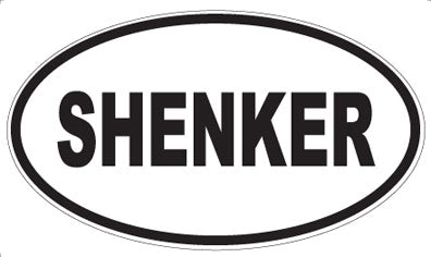 SHENKER - Oval Magnet