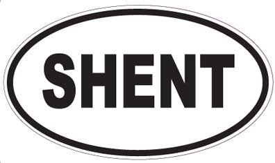 SHENT - Oval Magnet
