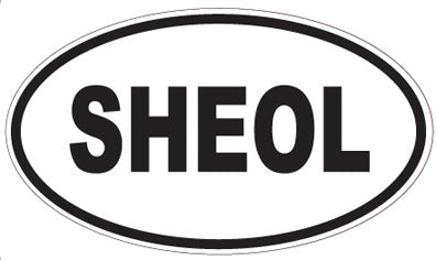 SHEOL - Oval Magnet
