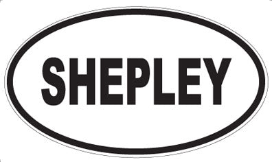 SHEPLEY - Oval Sticker
