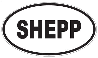 SHEPP - Oval Magnet