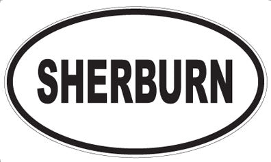 SHERBURN - Oval Sticker