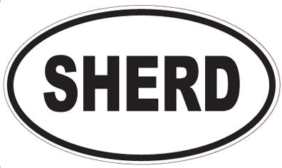 SHERD - Oval Sticker