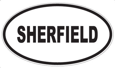 SHERFIELD - Oval Magnet