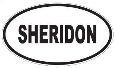 SHERIDON - Oval Magnet